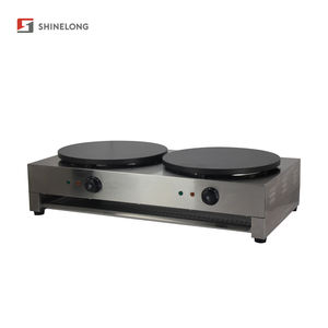 Poêle à crêpe électrique <span class=keywords><strong>professionnelle</strong></span>, <span class=keywords><strong>Double</strong></span> plaque en acier inoxydable, w - Product Image 1