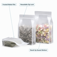 Sachet Doypack Personnalisé Givré Imprimé pour Emballage Alimentaire, Refermable avec Fermeture Zip, pour Fabricants de Snacks et Emballage d'Aliments Secs