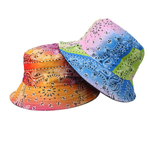 Nouveau femmes cajou fleur Double face pêcheur <span class=keywords><strong>chapeau</strong></span> hommes extérieur parasol toit plat <span class=keywords><strong>chapeau</strong></span> - Product Image 5