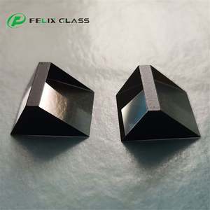 Prisme optique en verre optique triangulaire trapézoïdal à réflexion totale FELIX AR avec revêtement et peinture noire - Product Image 3