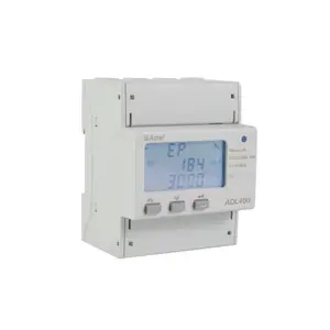 Acrel ADL400-U AC 3-phase energy meter Bottom inlet top outlet wiring with RS485 modbus-rtu for solar photovoltaic / EV charger