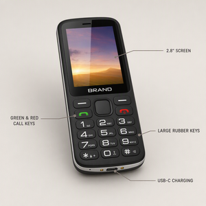 Téléphone mobile 4G pour seniors, design à gros boutons, vente en gros mondiale, commandes en gros - Product Image 5
