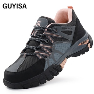 GUYISA Rose Nouveau Style Série <span class=keywords><strong>Randonnée</strong></span> Semelle en Caoutchouc <span class=keywords><strong>Chaussures</strong></span> de Sécurité Résistantes aux Perforations - Product Image 2
