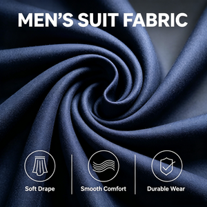 Veste de Costume en Mélange de Laine, Col Cranté Classique, Deux Boutons, Vêtement d'Extérieur Formel, Style <span class=keywords><strong>Gentleman</strong></span>, Qualité Supérieure pour le Bureau et les Occasions Sociales - Product Image 2