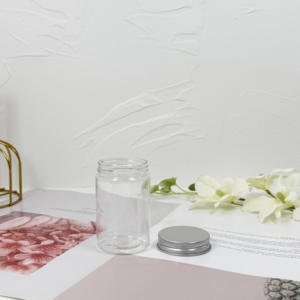 Emballage de pot alimentaire vide 8oz 250ml 500ml 1000ml bocaux en plastique transparent pour animaux de compagnie avec couvercle - Product Image 5