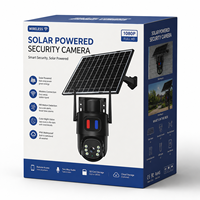 Cámara PTZ Solar 4G para Exteriores, Inalámbrica, WiFi, CMOS, Visión Nocturna a Todo Color, HD, Vista Remota, Vigilancia, Control por Aplicación Móvil