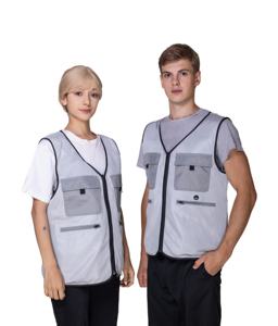 Gilet da pesca da uomo con rivestimento refrigerante ad acqua abbigliamento di sicurezza per il lavoro con impacco di ghiaccio - Product Image 5