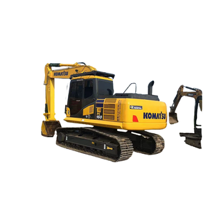 Excavadora usada Komatsu PC160, equipo de construcción de 16 toneladas, excavadora de segunda mano sobre orugas, hecha en Japón, Venta barata - Product Image 1