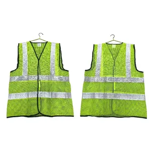 Gilet de sécurité à bon prix avec poches à fermeture éclair pour la construction