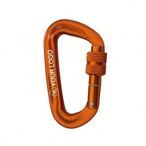 Mousquetons à verrouillage rotatif robustes 12KN avec logo personnalisé pour la randonnée, le camping, les hamacs, les clés, les porte-clés, les laisses pour chiens - Product Image 1