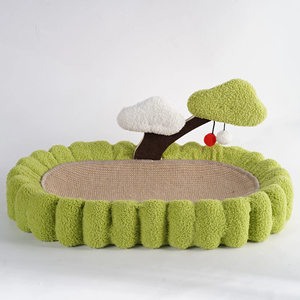Nhà máy trực tiếp tất cả-trong-một dọc mèo scratcher với sisal lưu vực Lắc tiền cây thiết kế chống gàu mèo xả rác - Product Image 1