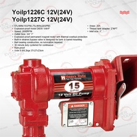 Réservoir d'essence en plastique avec pompe à essence 12V, capacité 400 l, réservoir pour carburant et huile