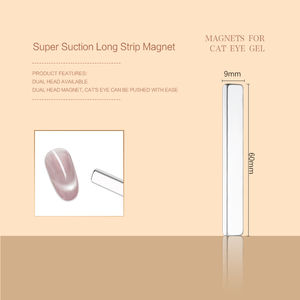 Aimant œil de chat <span class=keywords><strong>BBM</strong></span> pour ongles/Bâton magnétique à double tête pour ongles/Aimant multifonctionnel carré épaissi pour œil de chat, aimant puissant - Product Image 4