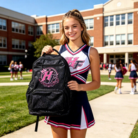 Sac à dos personnalisé à paillettes, faible MOQ, compartiment à chaussures indépendant, fermeture éclair étanche, sac à dos de voyage pour filles, étudiants, école