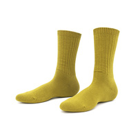 Style japonais personnalisé mi-mollet chaussettes unisexe fil épais Slouch chaussettes automne hiver chaussettes