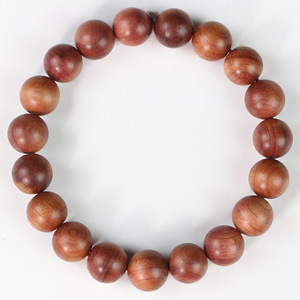Cypress Wood <b>Bracelet</b> 2.0 Single Loop Natural Fragrant Unisex Gift Hand Polished Beaded Fashion Jewelry - Product Image 5