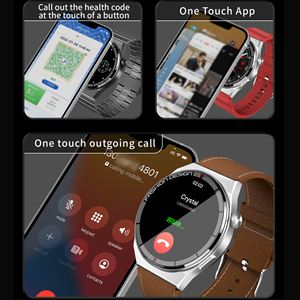 GAOKE NFC Fitness <span class=keywords><strong>Tracker</strong></span> Reloj inteligente Monitoreo de Salud de oxígeno en sangre H4 Pro Max Reloj inteligente de llamada 3 en 1 <span class=keywords><strong>Smartwatch</strong></span> para hombres - Product Image 5