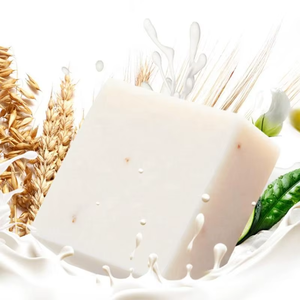 Ban đầu gạo sữa & sữa dê làm trắng xà phòng làm bằng tay cho kiểm soát dầu vẻ đẹp & chăm sóc cá nhân bán buôn moq 100pcs - Product Image 5