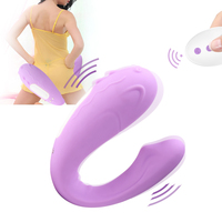 Nouveaux Produits Télécommande sans Fil 10 Vitesses pour Vibrateur Couple à Double Moteur avec Batterie Li-Rechargeable Étanche IPX7 pour Femmes