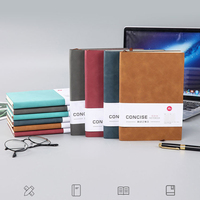 Carnet à spirales en cuir A5 Kawaii, carnet de notes scolaire et professionnel, papier blanc, reliure cousue, utilisation au bureau et à l'école, cadeau personnalisé