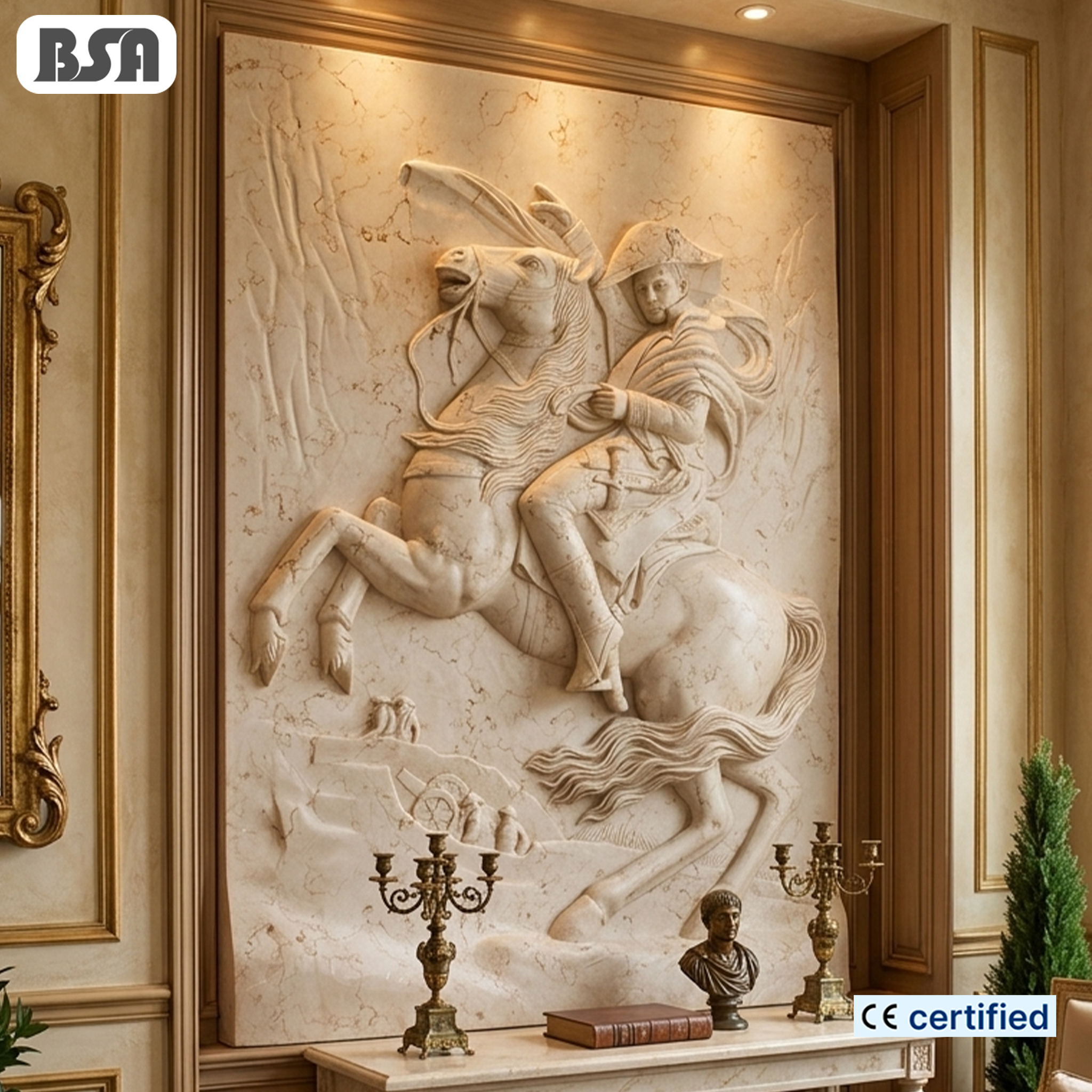 BSA-Napoleon-Marble-Relief-
