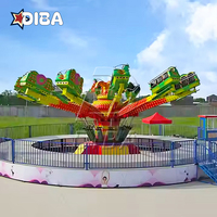 Attraction populaire de parc d'attractions extérieur en fibre de verre : Jeux de sensations fortes, machine à sauts rotative pour 36 personnes, manèges pour enfants à vendre