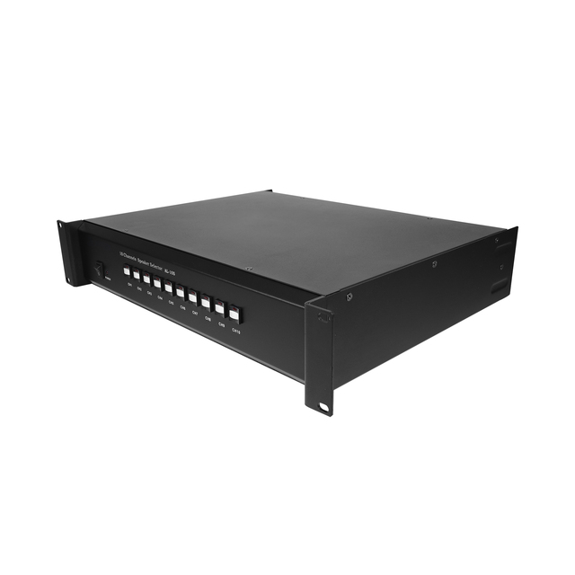 V 10-Channel Speaker Selector with LED Indicators for University Campus Multi-Building PA in Advanced Speaker Selector