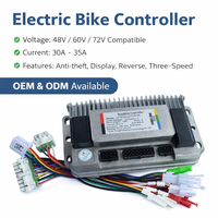 Contrôleur intelligent pour trottinette électrique 48V/60V/72V 35A 1200W/1500W, pour moteurs CC sans balais