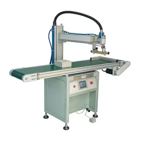 יצרנים מתקדמים ומקצועיים מספקים מערכות הפעלה חצי-אוטומטיות למכונות הדפסת משי עם מסוע - Product Image 3