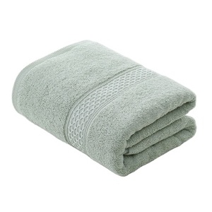 Serviette de Bain Personnalisée en Coton de Luxe avec Logo Brodé – Serviette Gaufrée Confortable pour la Vente en Gros - Product Image 1