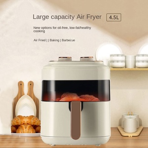 Friteuse à air intelligente multifonctionnelle de 4,5 L personnalisée OEM pour usage domestique Four électrique moderne sans fumée pour le commerce transfrontalier domestique - Product Image 1