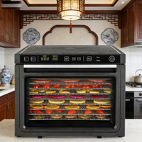 Déshydrateur alimentaire professionnel miniature à 6 niveaux, 1000 W, 6 plateaux, en acier inoxydable, machine à sécher les fruits