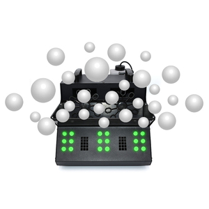 เครื่องพ่นหมอกแบบฟองสำหรับวันฮาโลวีน18ชิ้นไฟ LED RGB สร้างฟองอากาศที่เต็มไปด้วยหมอกจำนวนมากสำหรับพื้นเต้น - Product Image 1