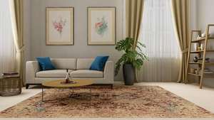 Alfombra Moderna de Primera Calidad, Suave, Hecha a Máquina, de Poliéster, Antideslizante, Reversible, Apta para Mascotas, Duradera, Antideslizante, para Sala de Estar, Dormitorio, Oficina - Product Image 4