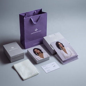 Tiroir à bijoux kraft haut de gamme personnalisé boîte-cadeau stockage de mode éponge emballage en daim pour bracelets colliers boucles d'oreilles bagues - Product Image 2