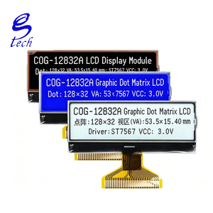 Module LCD COG 128*32 ST7567 30 broches à souder, série parallèle, 3.3V, écran transflectif à film gris - Product Image 1