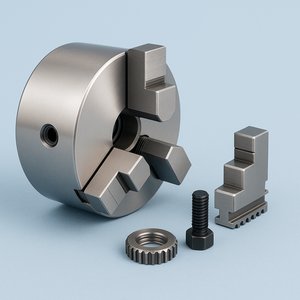 Mandril de torno <span class=keywords><strong>CNC</strong></span> de 3 mordazas de alta precisión hidráulico para fresadora, eje de sujeción, Centro de torneado de Metal, accesorios de herramientas para máquinas - Product Image 3