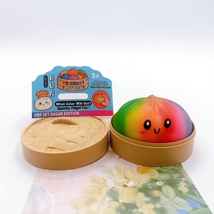 ของเล่นบีบลดความเครียดรูปซาลาเปาหลากสีสันน่ารัก พร้อมซึ้งนึ่ง ขายส่ง - Product Image 4