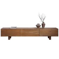 Meuble TV en bois massif moderne à prix abordable, fabriqué en Chine, pour salon et chambre, couleur personnalisable, respectueux de l'environnement
