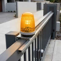 Hiland 2026 Blitzlampe mit Integrierter LED & 12-24V AC/DC F5000 für Drehtore