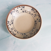 Ensemble de bols à soupe et à dessert en mélamine écologiques, modernes, avec logo personnalisé, résistants au lave-vaisselle, pour restaurants, avec motif à vis.