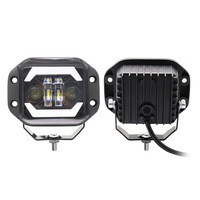 Barra de Luz LED de Trabajo de 5 Pulgadas, Montaje Empotrado, H4, Todoterreno, 4X4, Faro Delantero, Atv, Niva, Lada, JK, TJ, Coche, 12V, 24V, Luz Antiniebla LED para Conducción