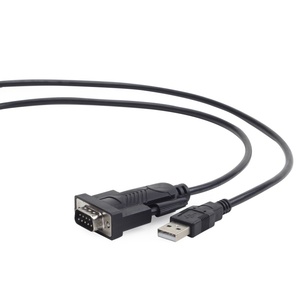 Adaptador USB a serie DB9M de 1.5 m, ideal para conectar dispositivos en serie a computadoras y transferir datos de forma eficiente. - Product Image 1