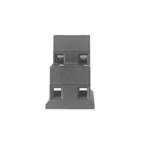 Bloc de bornes à vis pour circuit imprimé, style européen, 2 pôles, contacts en laiton, modèle 17,50 mm d'espace entre les bornes, >30 AWG, 65A, 2500V, protection contre les surtensions, marque XLCF, Guangdong