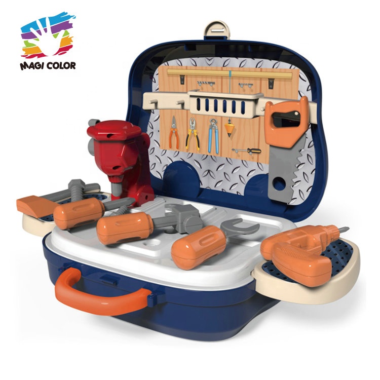 Набор инструментов для творчества P10D003, портативный пластиковый чемодан для детей