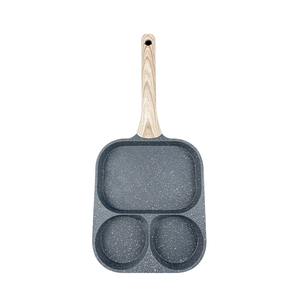 Pressofusione in alluminio quadrato padella per la colazione pentole da cucina <span class=keywords><strong>3</strong></span>-in-1 antiaderente torta all'uovo - Product Image 1
