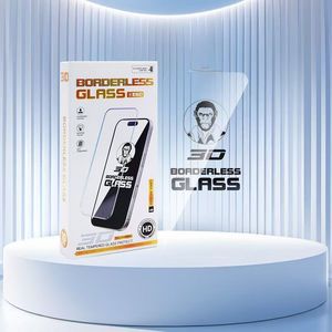 Protector de Pantalla de Vidrio Templado 2.5D Premium con Dureza 9H para <span class=keywords><strong>iPhone</strong></span> <span class=keywords><strong>14</strong></span> 15 16 17 Pro Max, Anti-Rayones, Sin Bordes, <span class=keywords><strong>Cristal</strong></span> Templado - Product Image 1