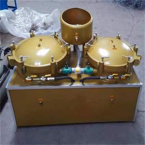 Machine de filtrage automatique d'huile de tournesol d'arachide de cacao de pression d'air de deux seaux HJ-OF95 - Product Image 3