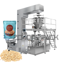Machine d'emballage automatique alimentaire snacks chips de pomme de terre frites poulet riz frit particules d'aliments automatique ensacheuse