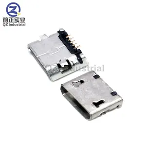 QZ alta calidad SMT mini hembra SMD USB Android V8 interfaz Micro USB 5P Conector